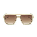 CAMERON - COURTSIDE IVORY + BROWN GRADIENT + POLARIZED SUNGLASSES