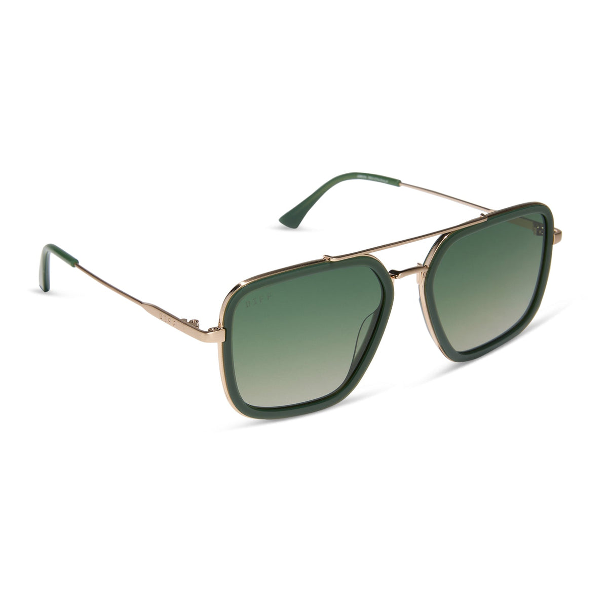JORDAN - FAIRWAY GREEN + GOLD + ALOE GREEN GRADIENT + POLARIZED SUNGLASSES