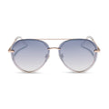 LENOX - CHAMPAGNE GOLD + SLATE GRADIENT FLASH SUNGLASSES