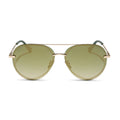 LENOX - GOLD + ALOE GREEN GRADIENT + LIGHT GOLD FLASH + POLARIZED SUNGLASSES