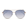 LENOX XS - CHAMPAGNE GOLD + SLATE GRADIENT FLASH SUNGLASSES