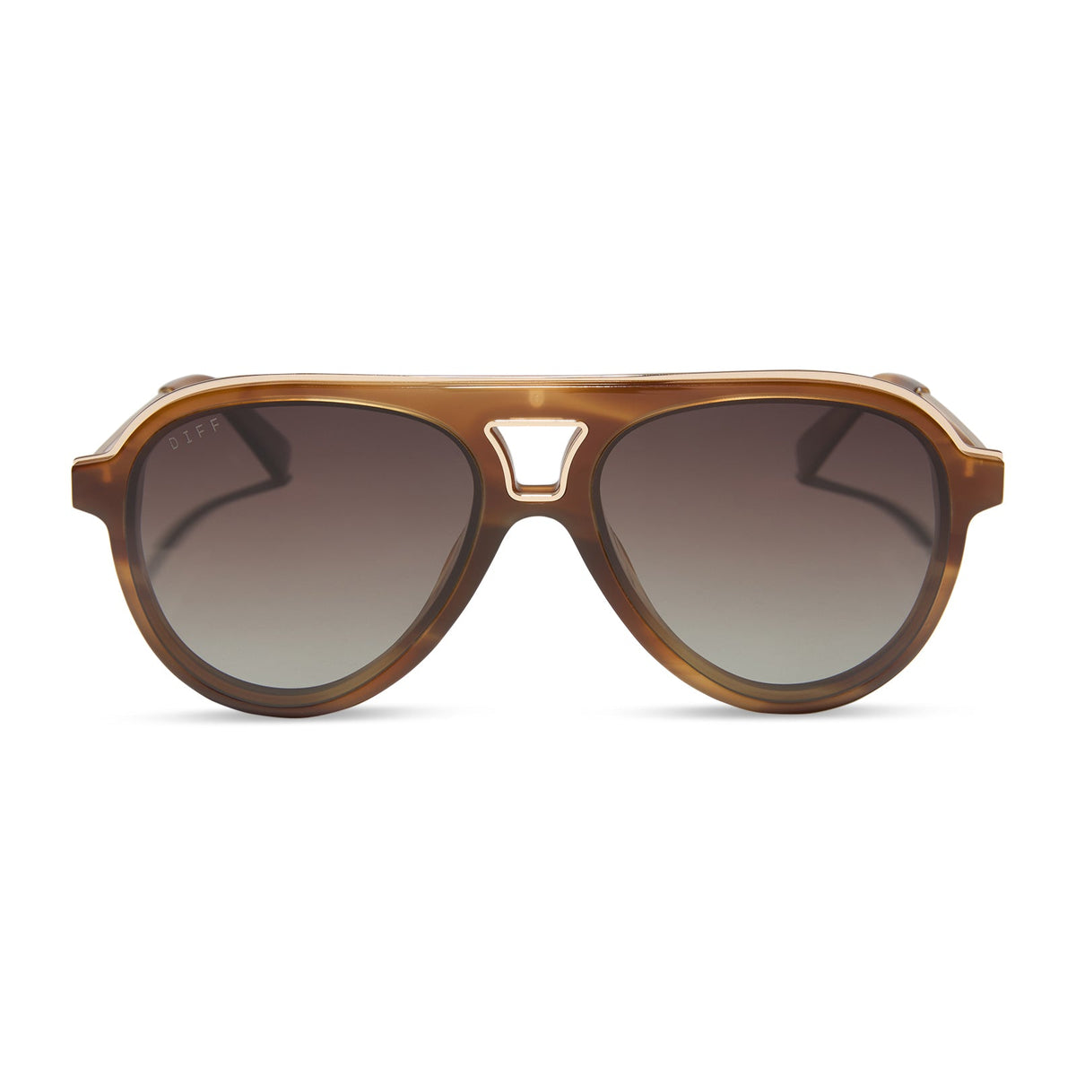 TOSCA III - TAWNY TORTOISE + BROWN GRADIENT + POLARIZED SUNGLASSES