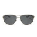 MATCHPOINT - SILVER + MATTE BLACK + GREY + POLARIZED SUNGLASSES