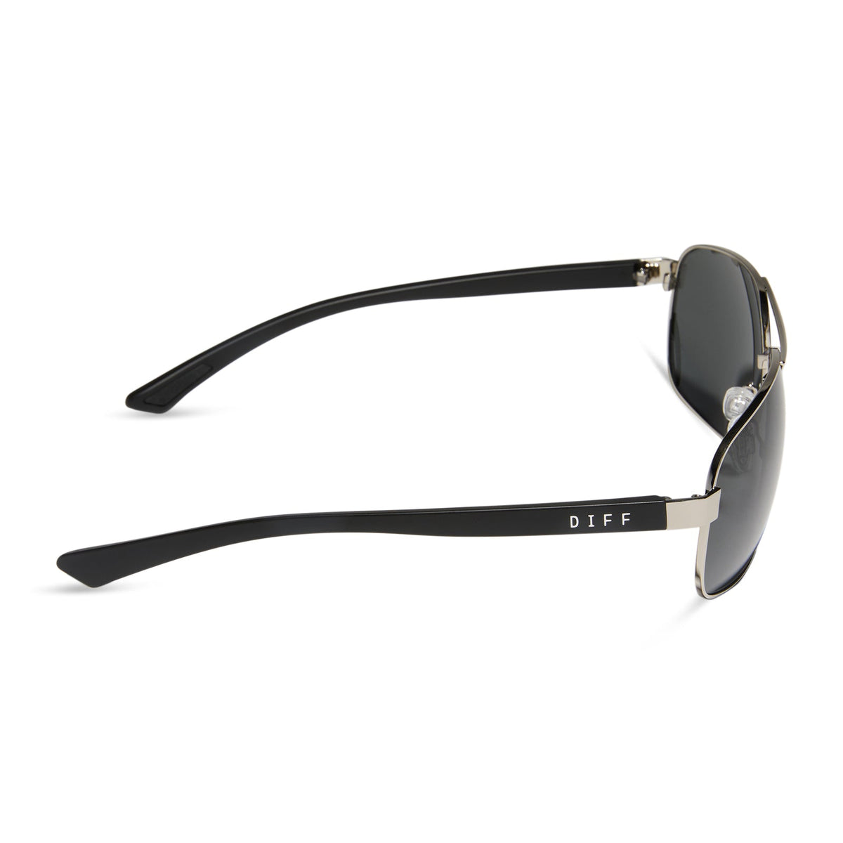 MATCHPOINT - SILVER + MATTE BLACK + GREY + POLARIZED SUNGLASSES